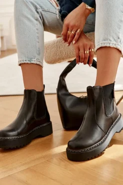 Ocieplane Wsuwane Botki Big Star II274101 Czarne