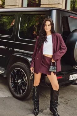 Ocieplane Wsuwane Kozaki Damskie Na Szpilce Z Marszczeniem Czarne Angelica