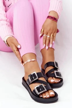 Pachnące Gumowe Klapki Eco Friendly ZAXY HH285109 Czarne