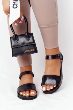 Pachnące Gumowe Sandaly Eco Friendly ZAXY HH285127 Czarne