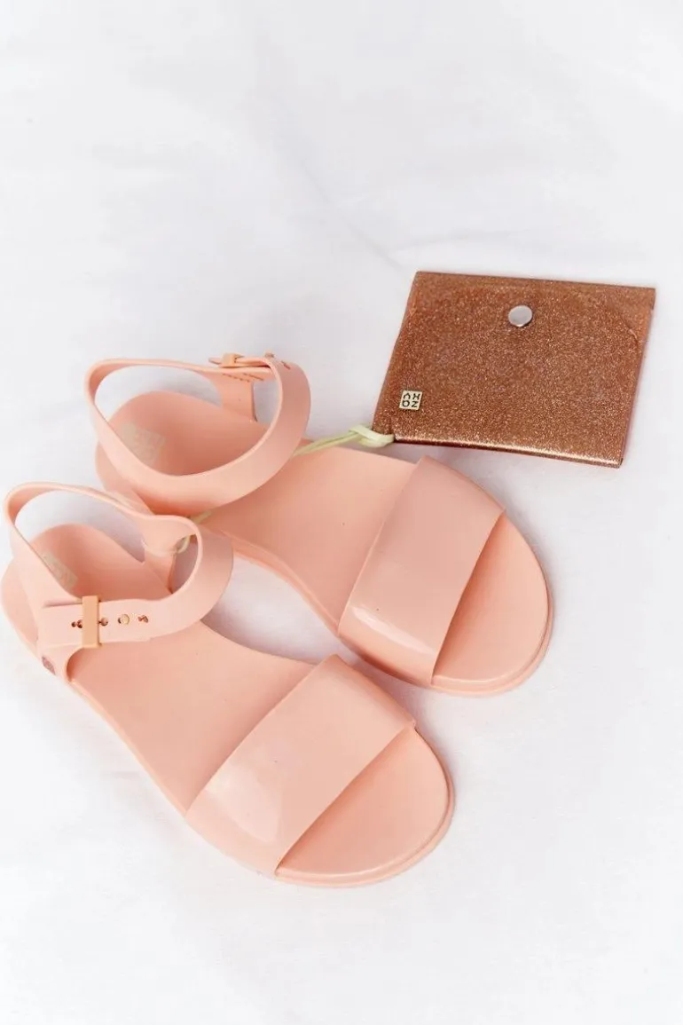 Pachnące Gumowe Sandaly Eco Friendly ZAXY HH285123 Nude