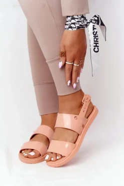 Pachnące Gumowe Sandaly Eco Friendly ZAXY HH285164 Pomarańczowe