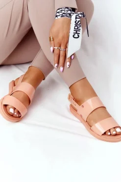 Pachnące Gumowe Sandaly Eco Friendly ZAXY HH285164 Pomarańczowe