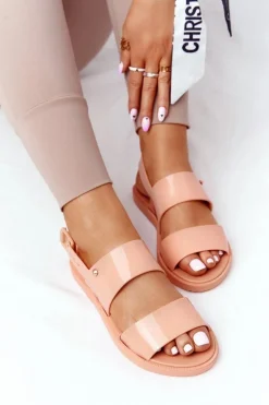 Pachnące Gumowe Sandaly Eco Friendly ZAXY HH285164 Pomarańczowe