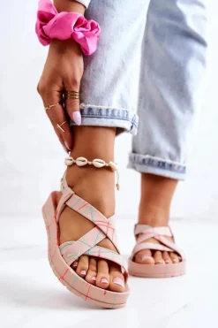 Pachnące Gumowe Sandały Eco Friendly ZAXY HH285266 Nude