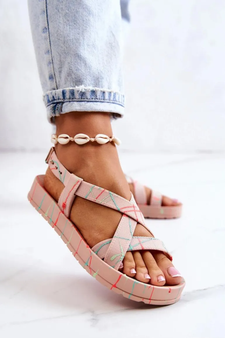 Pachnące Gumowe Sandały Eco Friendly ZAXY HH285266 Nude