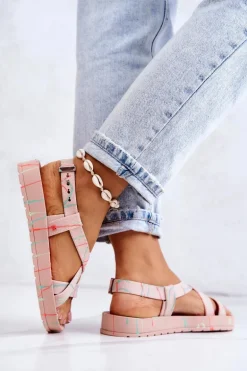 Pachnące Gumowe Sandały Eco Friendly ZAXY HH285266 Nude