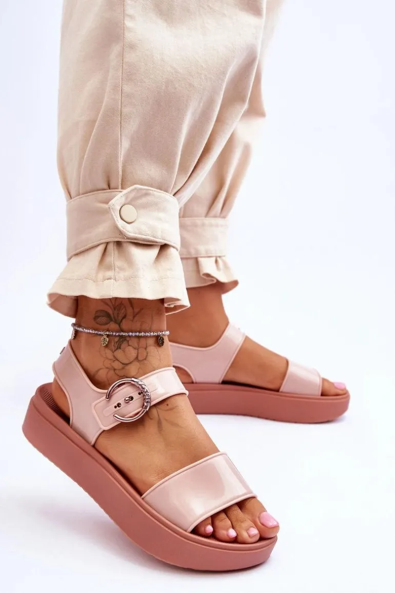 Pachnące Hipoalergiczne Sandały ZAXY JJ285242 Nude