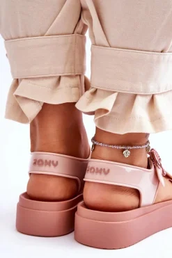 Pachnące Hipoalergiczne Sandały ZAXY JJ285242 Nude