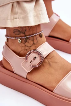 Pachnące Hipoalergiczne Sandały ZAXY JJ285242 Nude