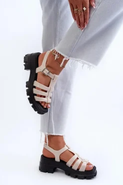 Pachnące Sandały Damskie ZAXY NN285040 Jasnobeżowe