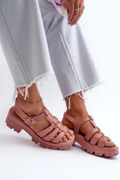 Pachnące Sandały Damskie ZAXY NN285038 Brudny Róż