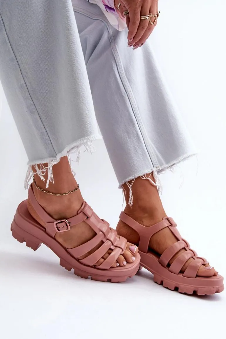 Pachnące Sandały Damskie ZAXY NN285038 Brudny Róż