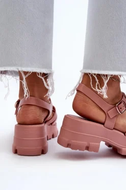 Pachnące Sandały Damskie ZAXY NN285038 Brudny Róż