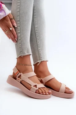 Pachnące Sandały Na Rzep ZAXY LL285061 Jasnoróżowe