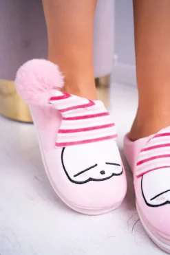 Papcie damskie Domowe Jasno Różowe Mashimaro