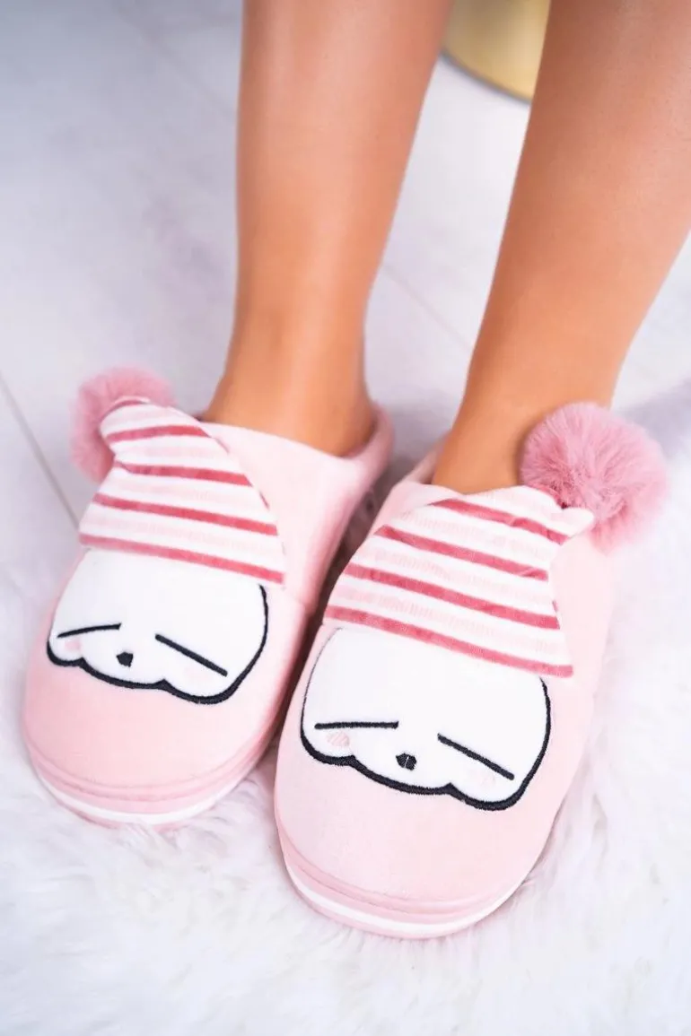 Papcie damskie Domowe Różowe Mashimaro