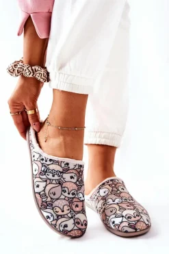 Papcie Klapki Befado Sarenki 155D203 Beżowe