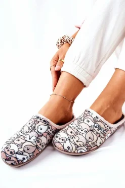 Papcie Klapki Befado Sarenki 155D203 Beżowe