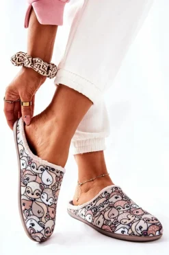 Papcie Klapki Befado Sarenki 155D203 Beżowe