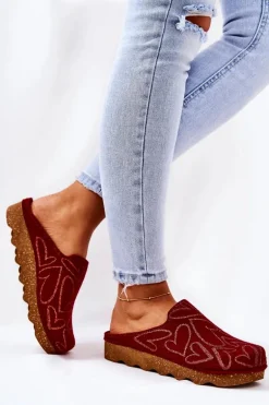 Papcie Klapki Profilaktyczne Inblu DK07-016 Czerwone