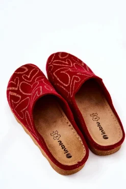 Papcie Klapki Profilaktyczne Inblu DK07-016 Czerwone