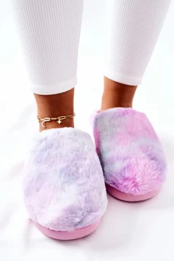 Papcie Ocieplane Futrzane Wielokolorowe Mecy