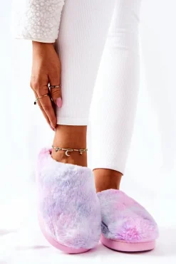 Papcie Ocieplane Futrzane Wielokolorowe Mecy