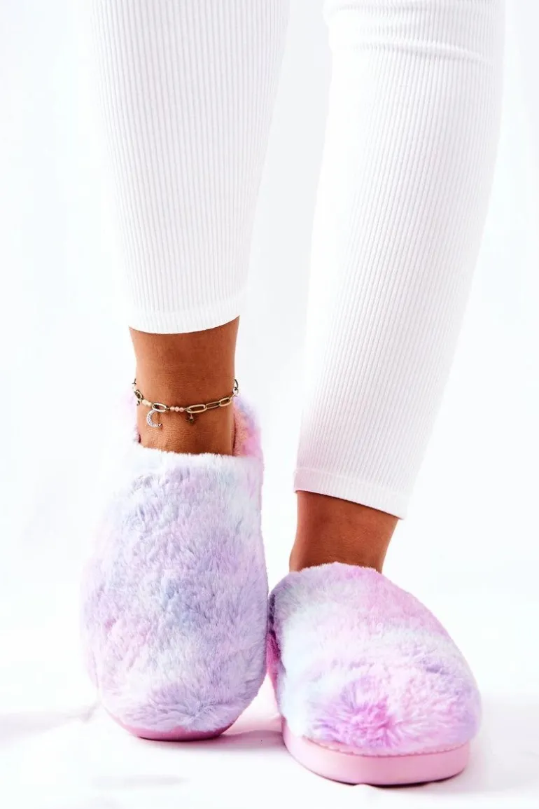 Papcie Ocieplane Futrzane Wielokolorowe Mecy