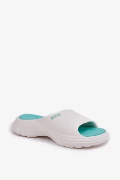 Piankowe Klapki Damskie Big Star RR274A586 Białe