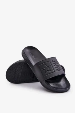 Piankowe Klapki Damskie Big Star OO274040 Czarne