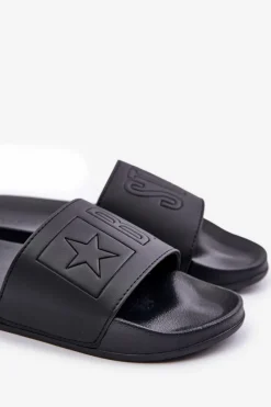 Piankowe Klapki Damskie Big Star OO274040 Czarne