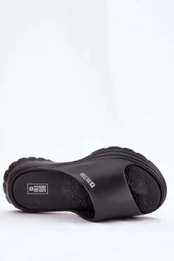 Piankowe Klapki Damskie Big Star RR274A577 Czarne
