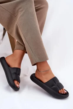 Piankowe Klapki Damskie LEE MAYA SLIDER WOMEN LOW 50251016 Czarne