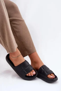 Piankowe Klapki Damskie LEE MAYA SLIDER WOMEN LOW 50251016 Czarne