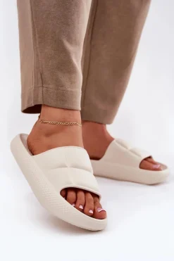 Piankowe Klapki Damskie LEE MAYA SLIDER WOMEN LOW 50251016 Beżowe