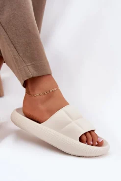 Piankowe Klapki Damskie LEE MAYA SLIDER WOMEN LOW 50251016 Beżowe