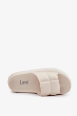 Piankowe Klapki Damskie LEE MAYA SLIDER WOMEN LOW 50251016 Beżowe