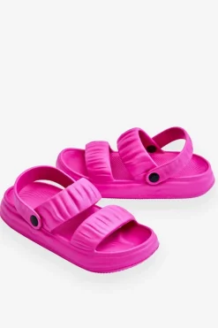 Piankowe Klapki Sandałki Fuksja Lirell