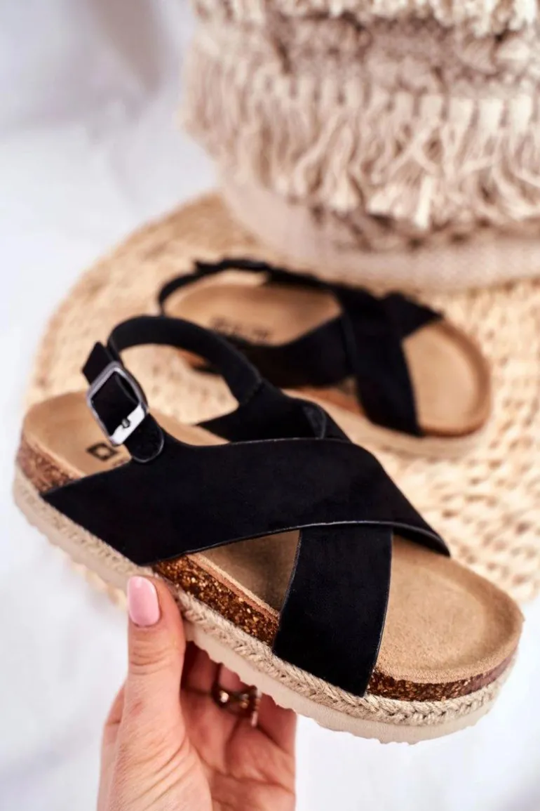 Sandałki Dziecięce Big Star Czarne FF374168