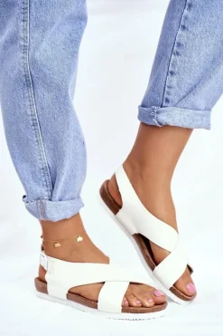 Sandały Damskie Big Star Białe FF274623