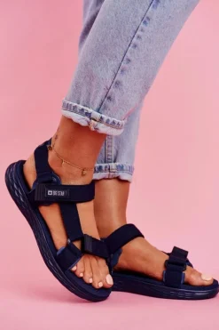 Sandały Damskie Big Star FF274A601 Granatowe