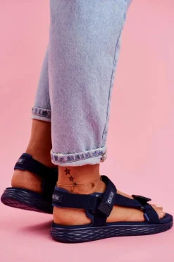 Sandały Damskie Big Star FF274A601 Granatowe