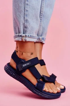 Sandały Damskie Big Star FF274A601 Granatowe