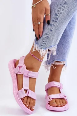 Sandały Damskie Big Star LL274A100 Różowe
