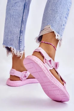 Sandały Damskie Big Star LL274A100 Różowe