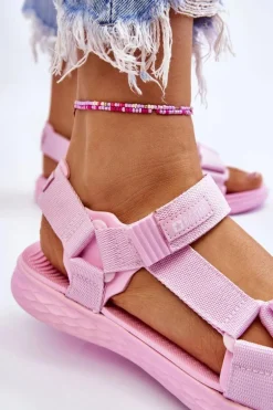 Sandały Damskie Big Star LL274A100 Różowe