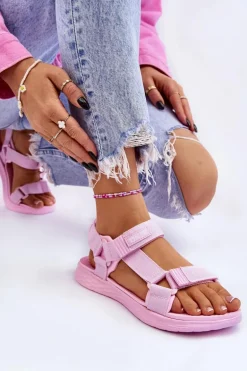 Sandały Damskie Big Star LL274A100 Różowe