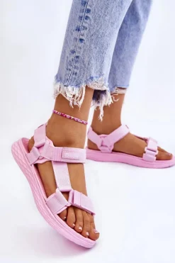 Sandały Damskie Big Star LL274A100 Różowe