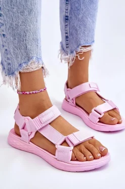 Sandały Damskie Big Star LL274A100 Różowe